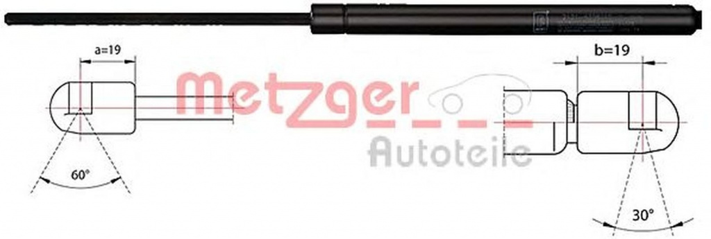 Amortizor capota VW GOLF V Variant 1K5 METZGER 2110453 PieseDeTop