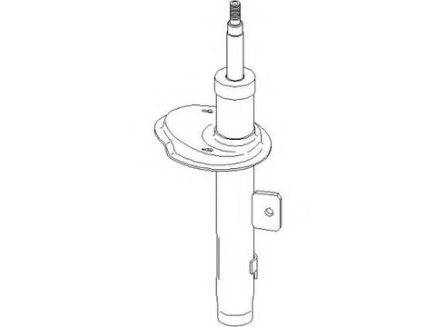 Amortizor PEUGEOT 206 hatchback (2A/C), PEUGEOT 206 CC (2D), PEUGEOT 206 SW (2E/K) - TOPRAN 720 816