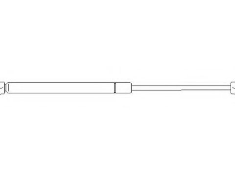 Amortizor portbagaj SKODA OCTAVIA Combi (1U5) - TOPRAN 112 062