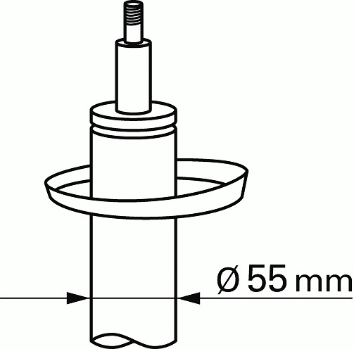amortizor SACHS 312 615 pentru VW GOLF V