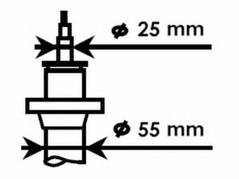 Amortizor telescop VW GOLF VI 5K1 KYB KYB325700