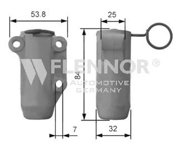 Amortizor vibratii curea AUDI A4 8E2 B6 FLENNOR FD99021