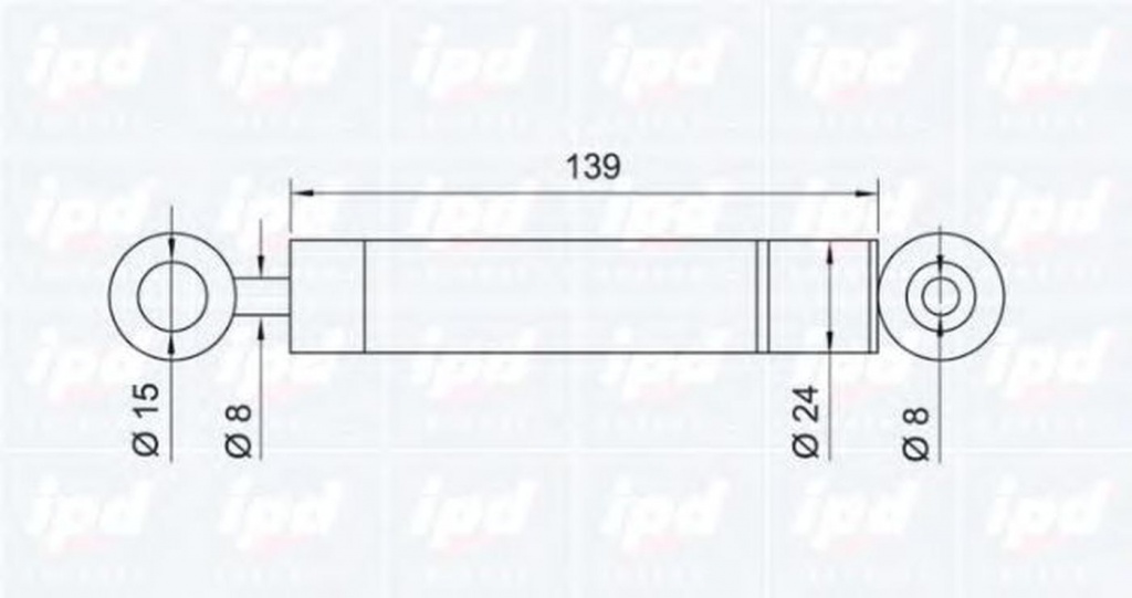 Amortizor vibratii curea MERCEDES-BENZ C-CLASS W202 IPD 130714