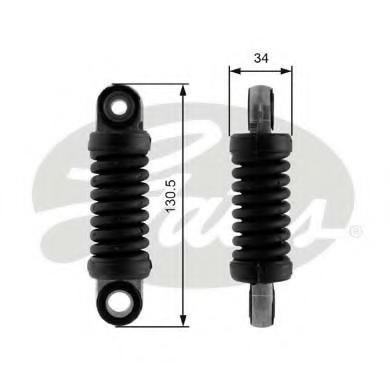 Amortizor vibratii, curea transmisie cu caneluri PEUGEOT 806 (221), Citroen XANTIA (X1), Citroen ZX (N2) - GATES T38407