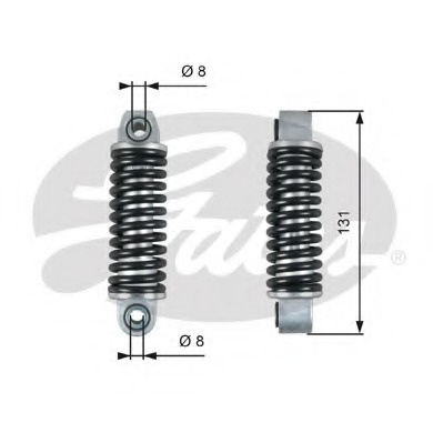 Amortizor vibratii curea transmisie cu caneluri T39151 GATES pentru Mercedes-benz A-class Mercedes-benz B-class