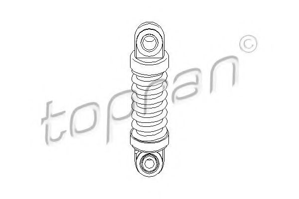 Amortizor vibratii, curea transmisie cu caneluri CITROËN BERLINGO caroserie (M_) (1996 - 2016) TOPRAN 722 415