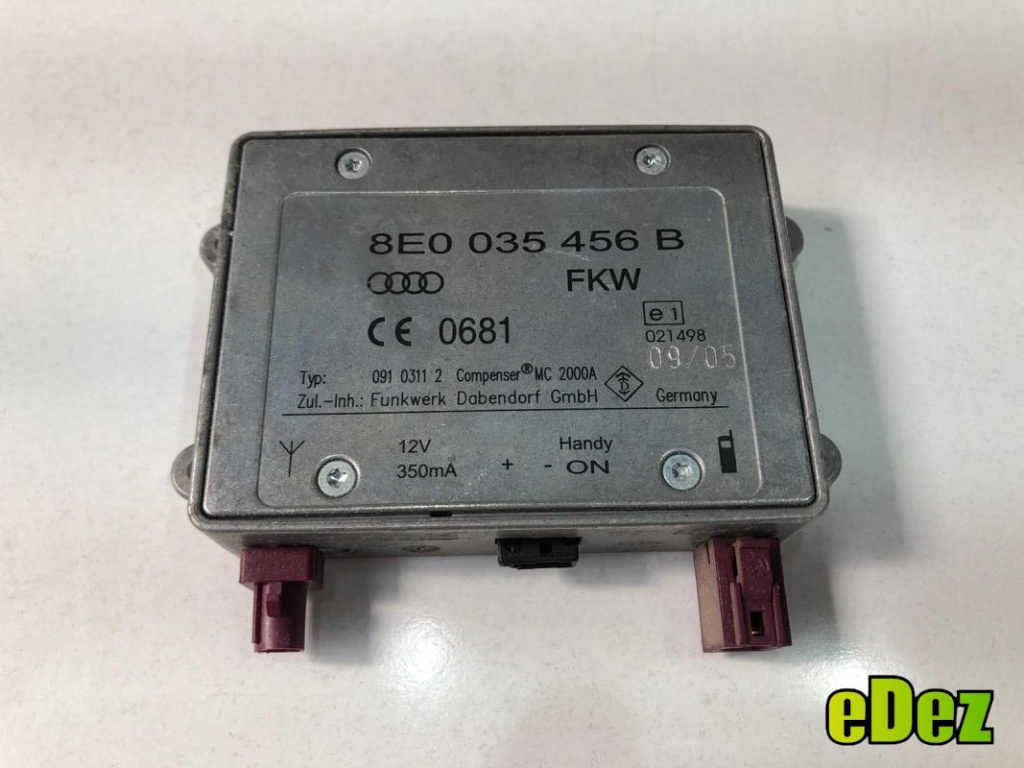 Amplificator antena Audi A4 (2004-2008) [8EC, B7] 8e0035456b