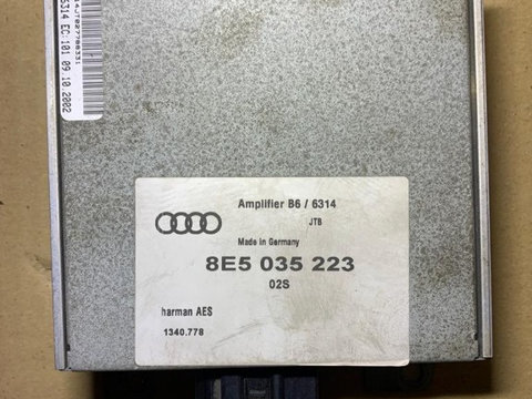 Amplificator antena Audi A4 B6 2001 2002 2003 2004 2005 cod 8E5035223
