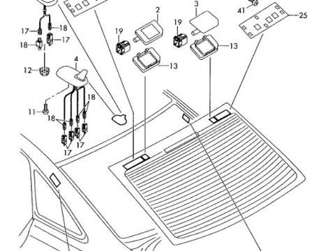 Amplificator antena Audi A6 4F C6 3.0 TDI BMK OEM 4F5035225P