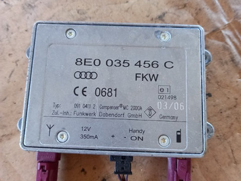 Amplificator antena Audi A6 4F cod produs:8E0035456C / 8E0 035 456 C