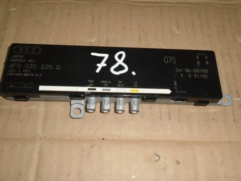 Amplificator antena Audi A6 C6, an 2005-2010, 4F9035225D, 4F5035225A