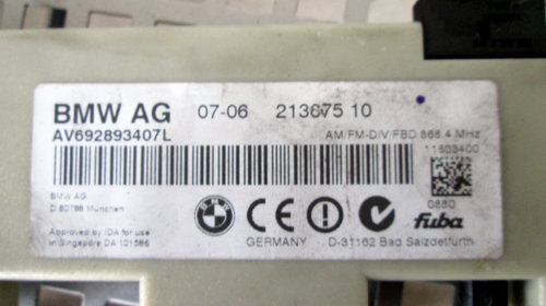 Amplificator antena BMW E90, E91: 213675