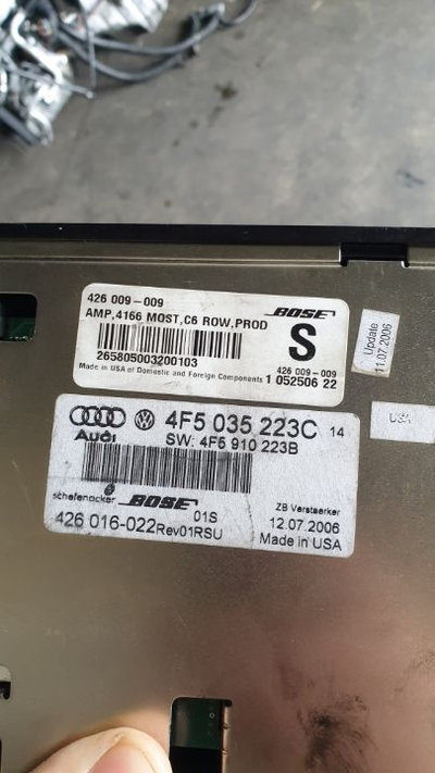 Amplificator audio 4F5035223C Audi A6 (4F2, C6)