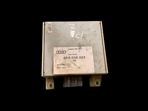 Amplificator audio Amplificator sunet Cod: 8E5035223 Audi A4 B6 [2000 - 2005] Sedan 1.9 TDI 5MT (130 hp) SE 1.9 TDI AWX