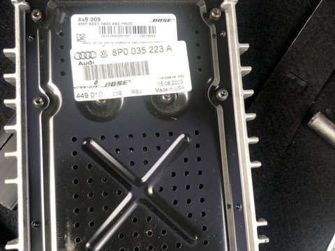 Amplificator audio, Audi A3 Sportback (8PA) 8P0035223A din dezmembrari