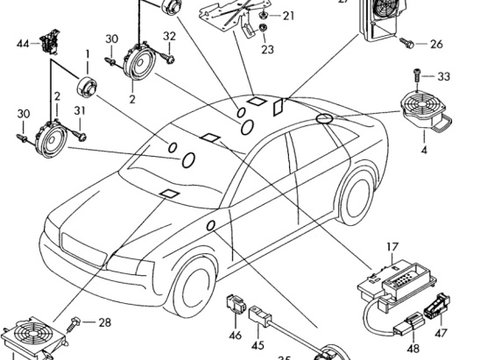 Amplificator audio Audi A4 8E 2006 2007 Sedan OEM 8E5035223