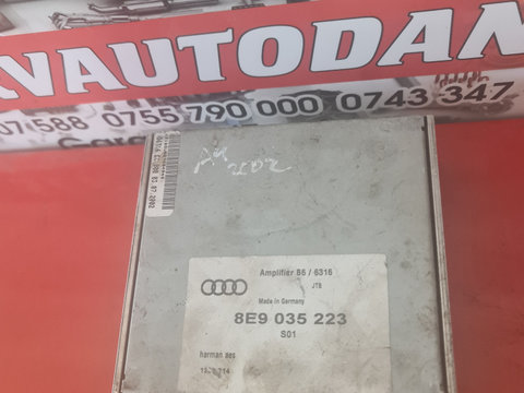 Amplificator audio Audi A4 B7 2.0 Motorina 2007, 8E9035223 / 8E9035223D