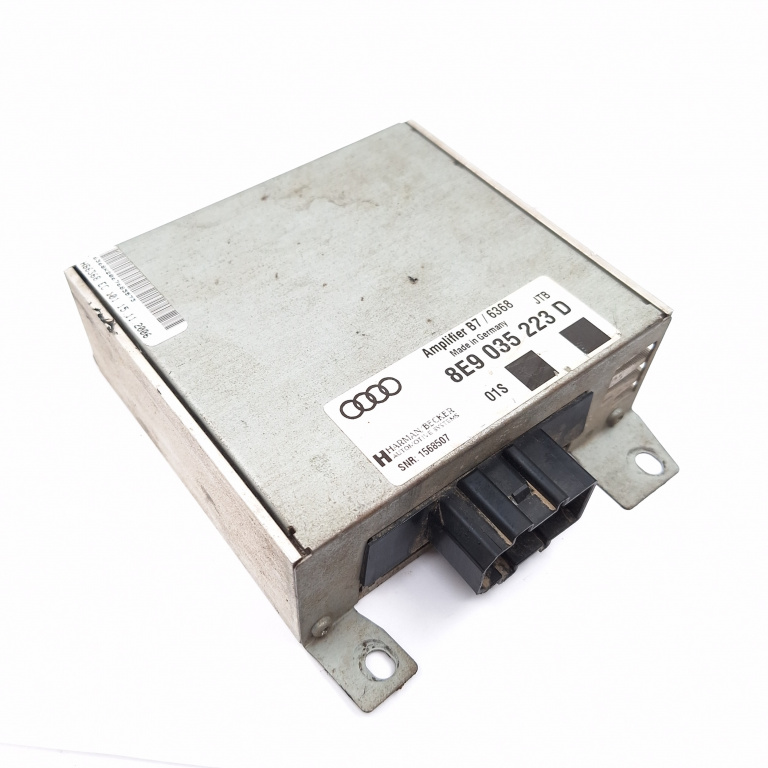 Amplificator Audio Audi A4 B7 (8E) 2004 - 2008 8E9035223D, 8E9-035-223-D, 8E9 035 223 D, B76368, 1568507, H86368, 6368K9067683575