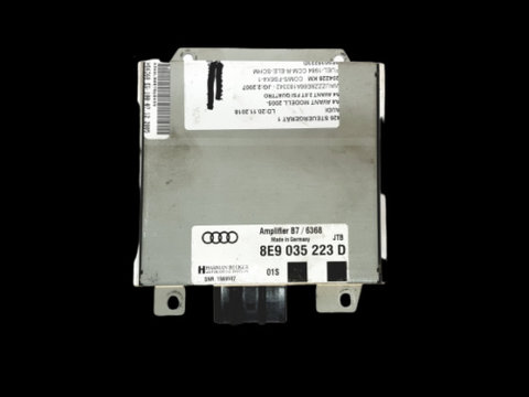 Amplificator Audio Audi A4 B7 Cod 8E9035223D \ 8E9 035 223 D