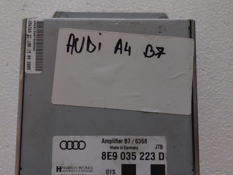 Amplificator audio Audi A4 B7 COD: 8E9035223D