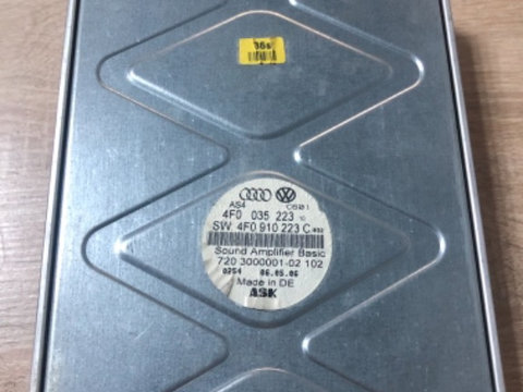 Amplificator audio Audi A6 C6 4F cod 4F0035223, 4F0910223C