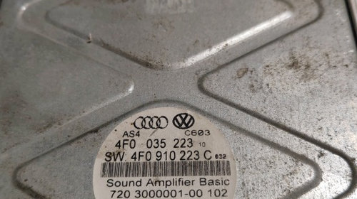 Amplificator audio Audi A6 C6 4F0 910 22