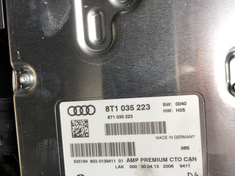 Amplificator audio Bang & Olufsen Audi A4/A5 8T0035223 2013
