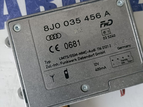 Amplificator audio, cod 8J0035456A, Audi A4