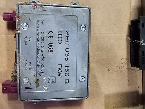 Amplificator audio modul antena audi a4 b7 2004 - 2008 cod: 8e0035456b