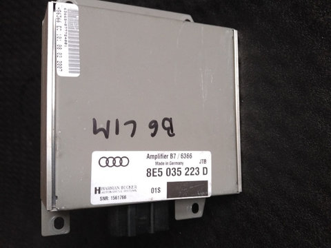 Amplificator harman AES pentru difuzoare active Audi A4 B7 8E5035223D