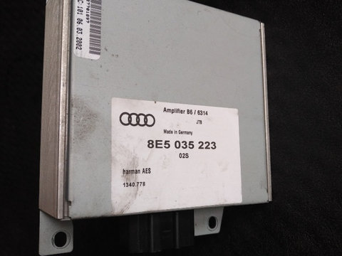 Amplificator harman AES pentru difuzoare active Audi A4 B6 B7 2001-2008 8E5035223