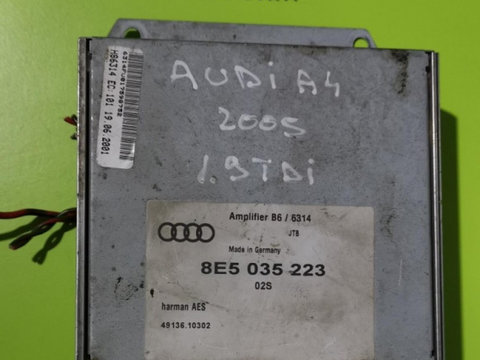 Amplificator Sunet Audi A4 B6 (8E) - (2000-2005) orice motorizare 8E5 035 223 8E5035223
