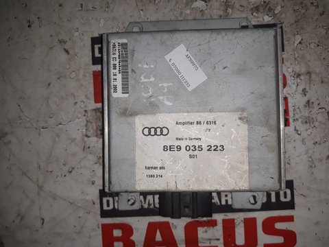 Amplificator sunet pentru Audi A4 B7 cod: 8E9035223