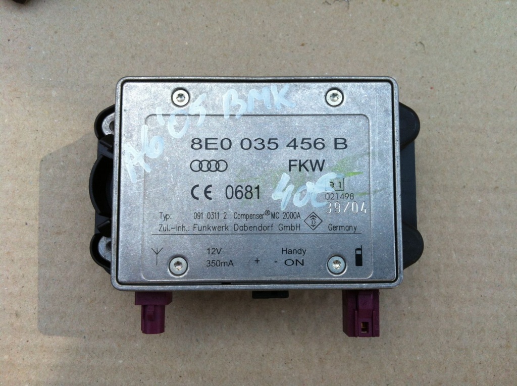 Amplificator telefon Audi 8E0035456A