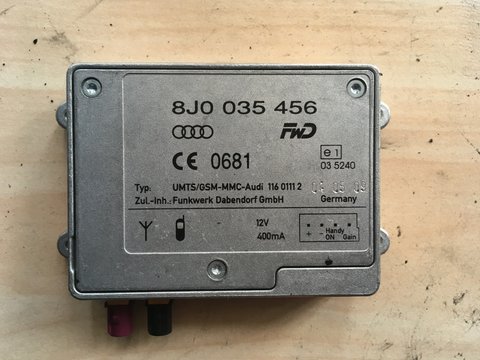 Amplificator telefon Audi A3 cod: 8J0035456