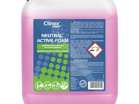 Șampon Spumă Activă pH Neutru Clinex Expert+ 20L 40-006