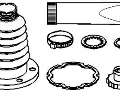 Ansamblu burduf, articulatie planetara AUDI A2 (8Z0), SKODA FABIA (6Y2), SKODA FABIA Combi (6Y5) - TOPRAN 109 696