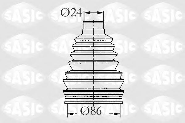 Ansamblu burduf, articulatie planetara PEUGEOT 106 (1A, 1C), Citroen ZX (N2), PEUGEOT 205 (741A/C) - SASIC 2933053