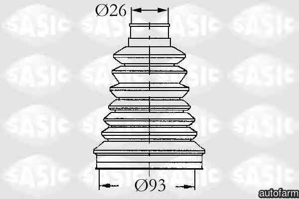 Ansamblu burduf articulatie planetara RENAULT 25 B29 SASIC 4003442