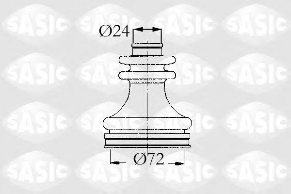 Ansamblu burduf, articulatie planetara RENAULT LAGUNA I I (B56_, 556_), RENAULT SAFRANE (B54_), RENAULT ESPACE Mk II (J/S63_) - SASIC 4003449