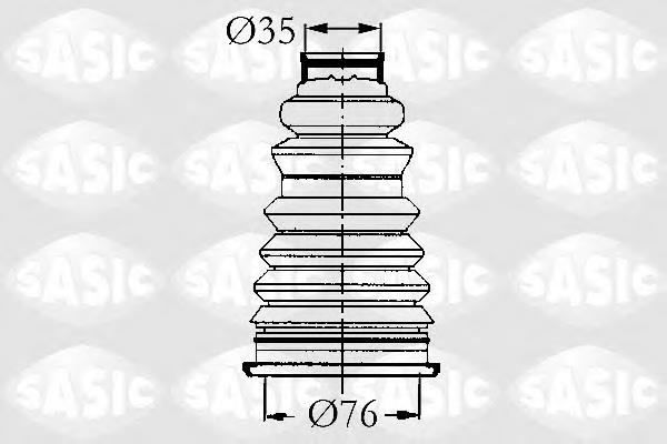 Ansamblu burduf, articulatie planetara RENAULT EXTRA caroserie (F40_, G40_), RENAULT CLIO (B/C57_, 5/357_), RENAULT 19 (B/C53_) - SASIC 4003434