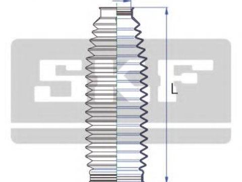 Ansamblu burduf, directie ALFA ROMEO 159 limuzina (939), ALFA ROMEO BRERA, ALFA ROMEO 159 Sportwagon (939) - SKF VKJP 2286