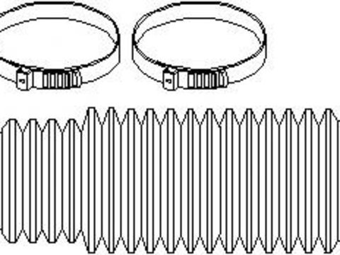 Ansamblu burduf, directie BMW 3 Compact (E36), BMW 3 limuzina (E36), BMW 3 cupe (E36) - TOPRAN 500 814