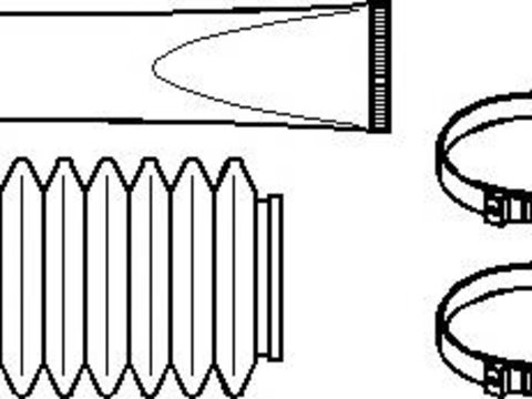 Ansamblu burduf, directie Citroen ZX (N2), PEUGEOT 205 Mk II (20A/C), PEUGEOT 306 hatchback (7A, 7C, N3, N5) - TOPRAN 720 237