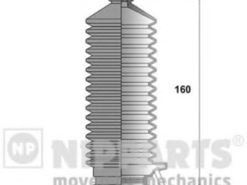 Ansamblu burduf, directie MAZDA RX 7 Mk III (FD) (1992 - 2002) NIPPARTS J2842007