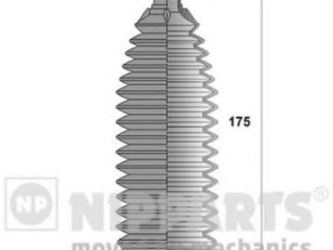 Ansamblu burduf, directie MITSUBISHI OUTLANDER II (CW) (2006 - 2012) NIPPARTS N2845006 piesa NOUA