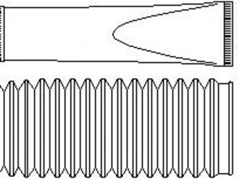 Ansamblu burduf, directie OPEL ASTRA G hatchback (F48_, F08_), OPEL ASTRA G combi (F35_), OPEL ASTRA G limuzina (F69_) - TOPRAN 206 632