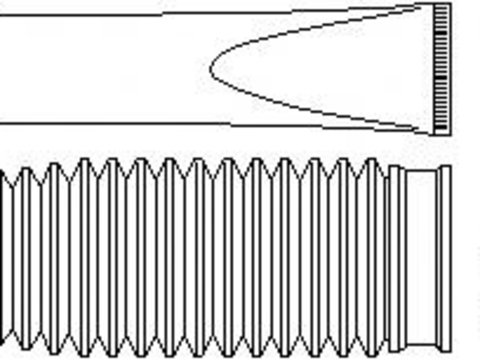 Ansamblu burduf, directie OPEL ASTRA H (L48), OPEL ASTRA H combi (L35), OPEL ASTRA H Sport Hatch (L08) - TOPRAN 207 163