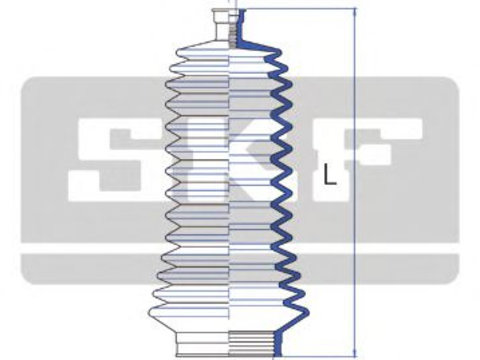 Ansamblu burduf, directie OPEL MOVANO Combi (J9) (1998 - 2010) SKF VKJP 2039 piesa NOUA