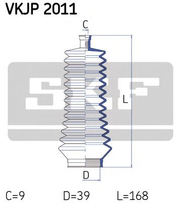 Ansamblu burduf, directie RENAULT MEGANE I Classic (LA0/1) (1996 - 2006) SKF VKJP 2011 piesa NOUA